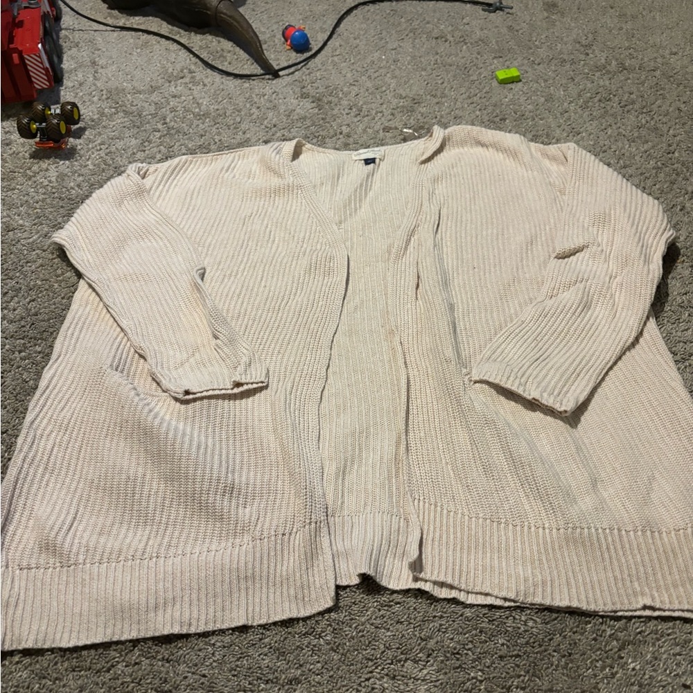 Cream cardigan